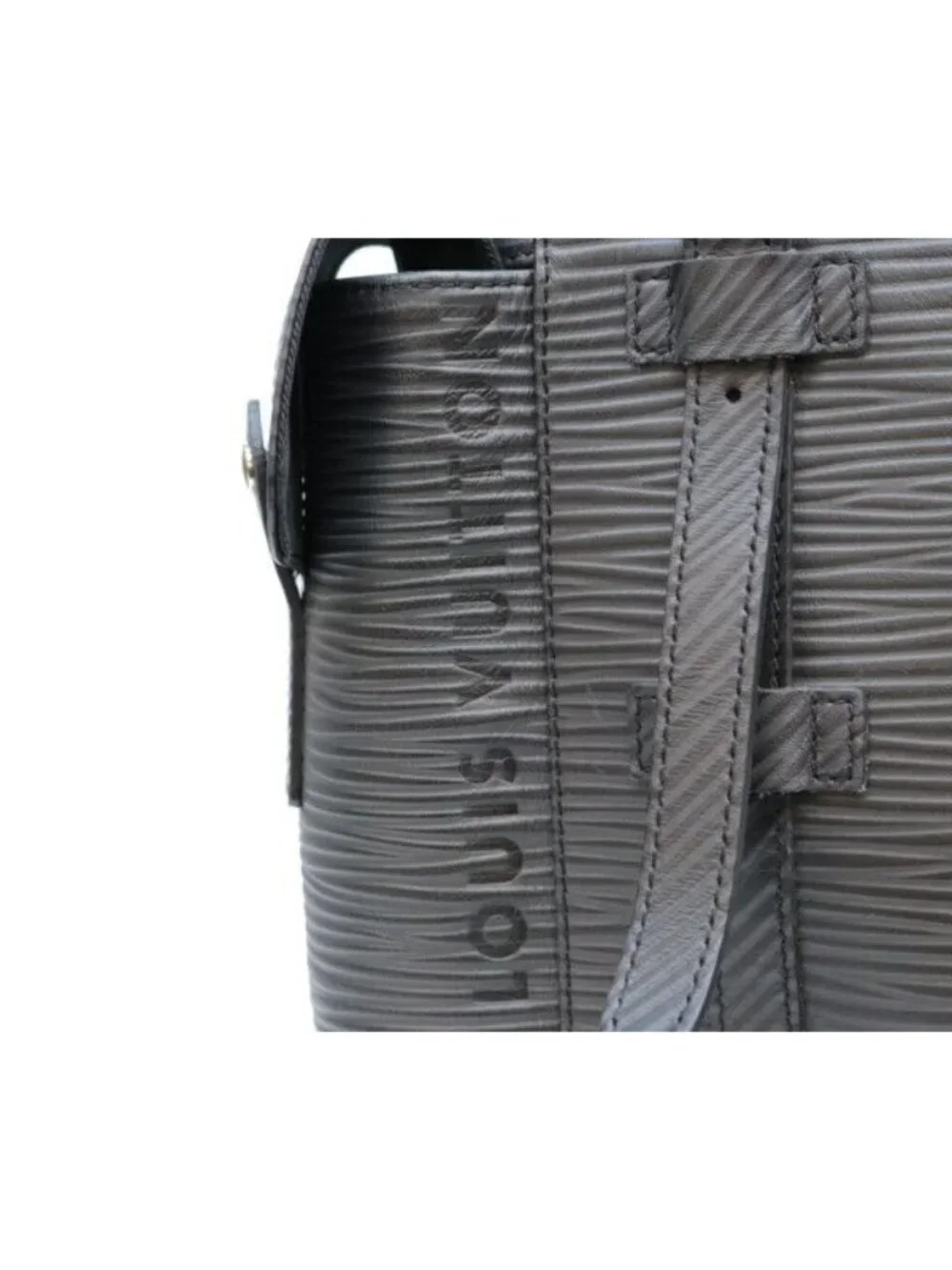 Louis Vuitton Black Christopher MM Epi XL Backpack